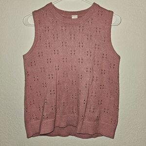 Nordstrom Dusty Pink Sleeveless Sweater